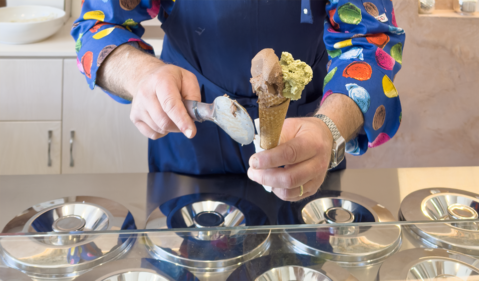 Preparazione gelato